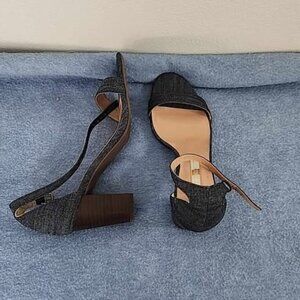 Audrey Brooke Dark Blue denim shoes 7.5